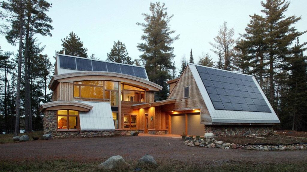 beautiful solar house in isabella minnesota