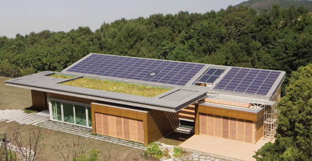 beautiful solar house in yongin korea