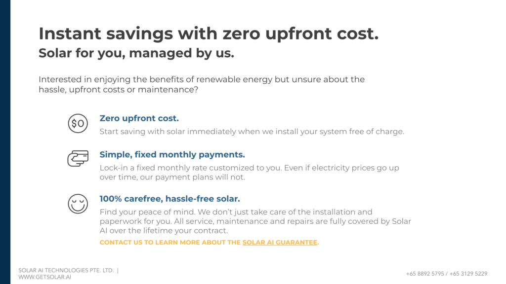 RTO zero-upfront solar panel singapore