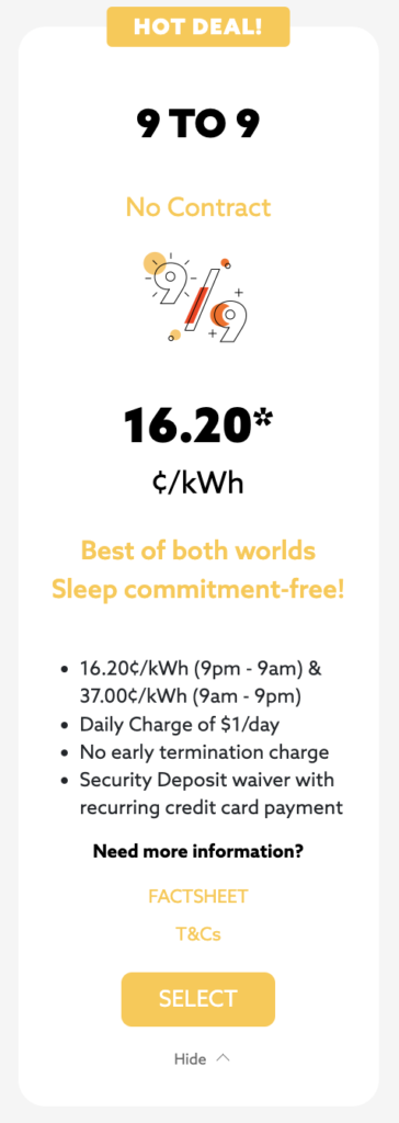 TOU pricing plan that is compatible with net metering