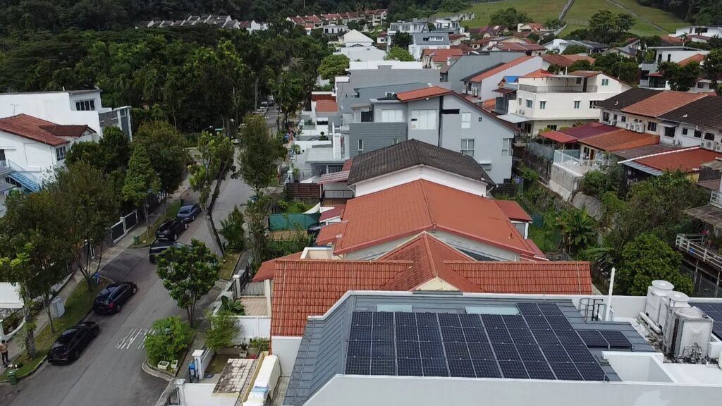 solar panels on rooftops done by GetSolar