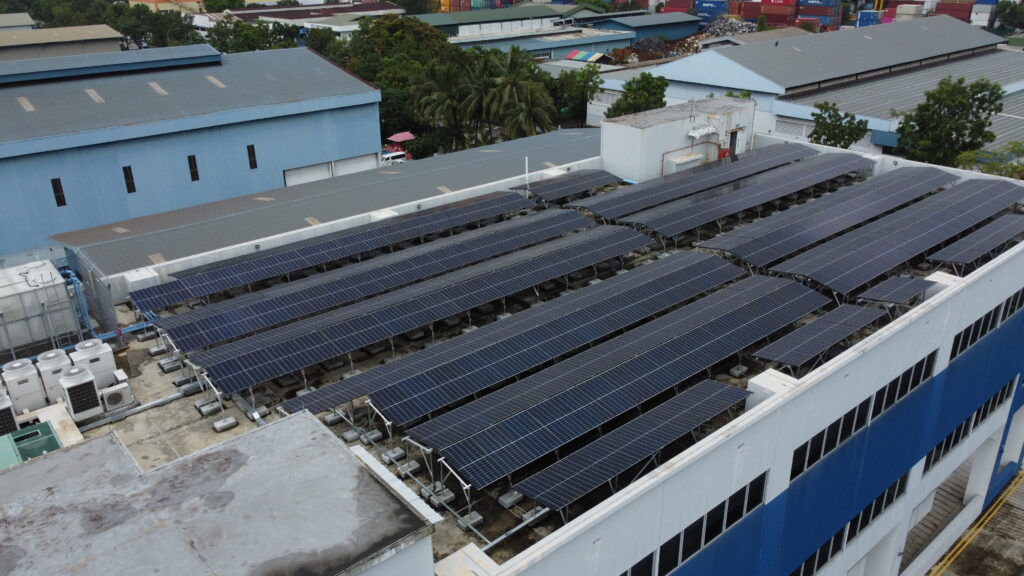 Solar Panels on Commercial Building